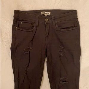 Size 5 army green skinny jeans